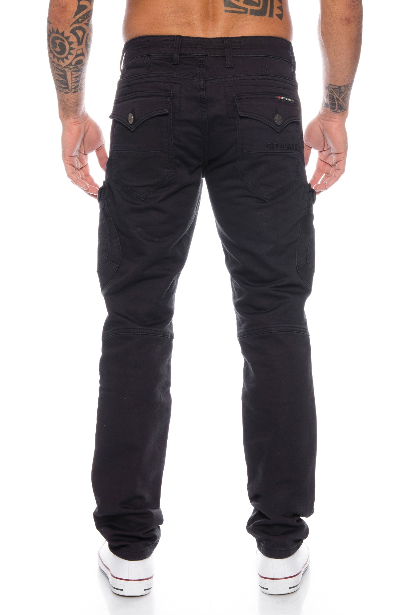 Cipo & Baxx Herren Cargo Jeans Hose 424