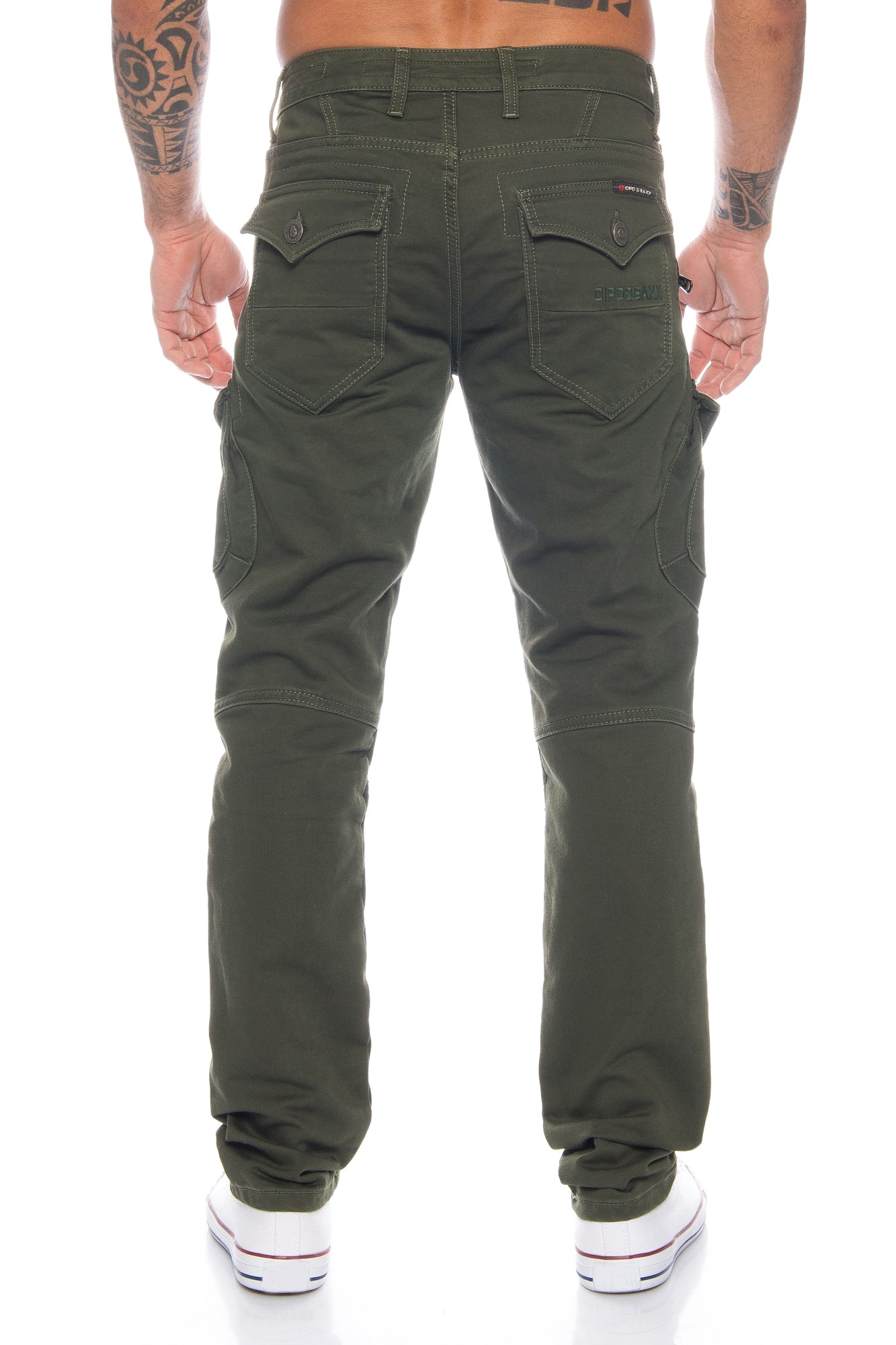 Cipo & Baxx Herren Cargo Jeans Hose 424