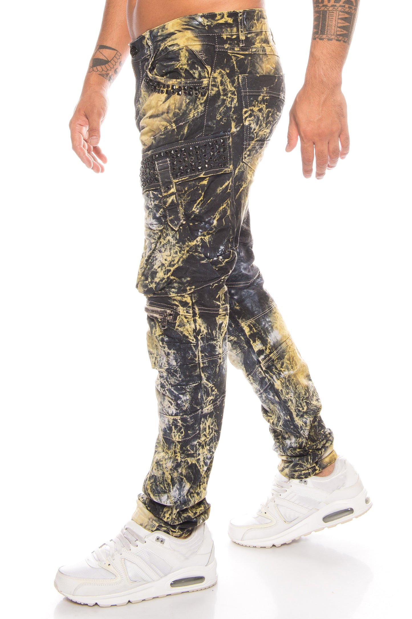 Cipo & Baxx Herren Cargo Jeans Hose 494