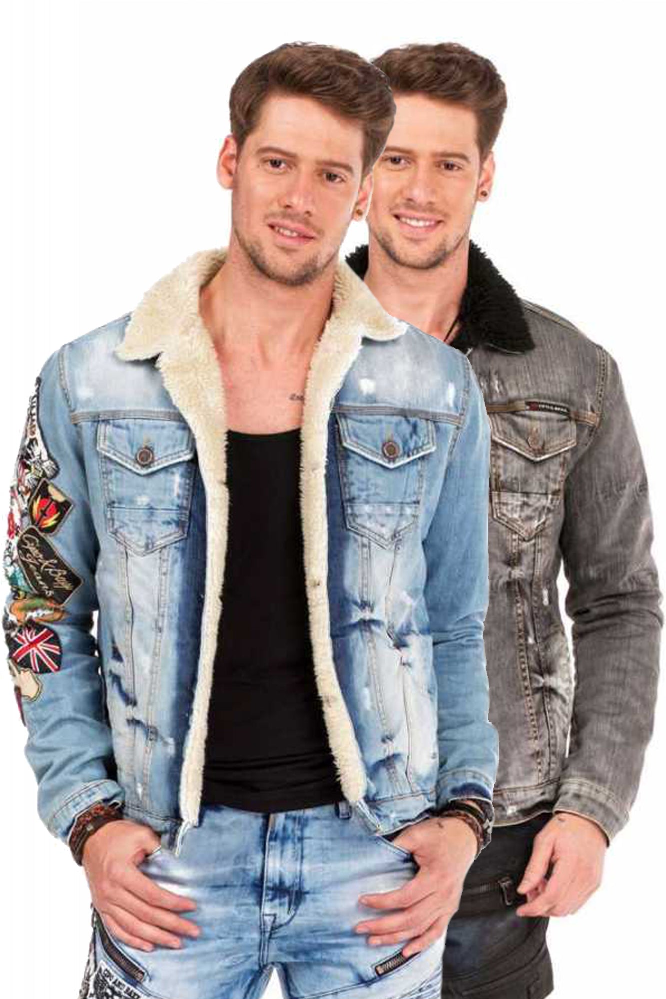 Cipo & Baxx Herren Jeans Jacke BJ22738