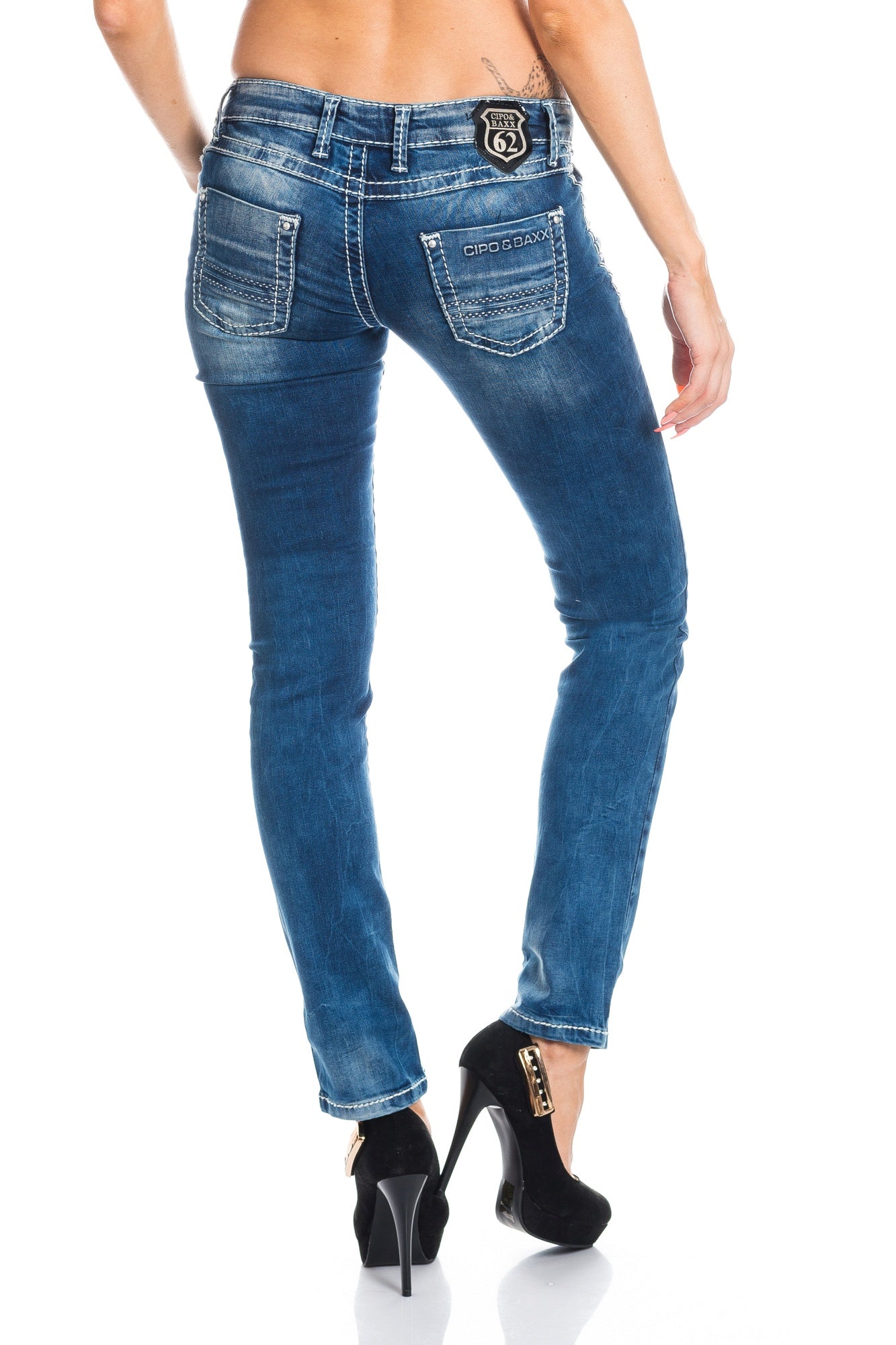 Cipo & Baxx Damen Jeans 639
