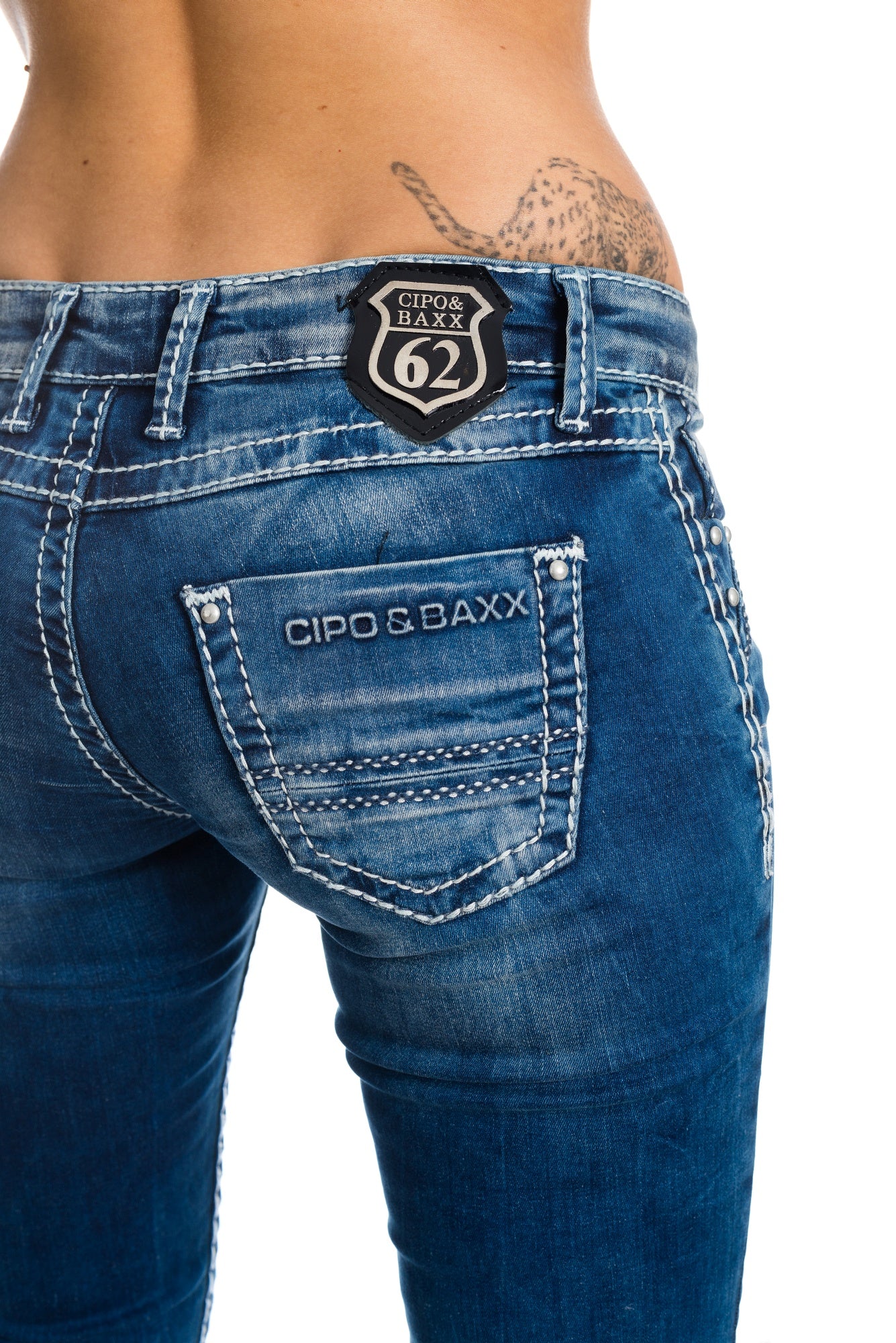 Cipo & Baxx Damen Jeans 639