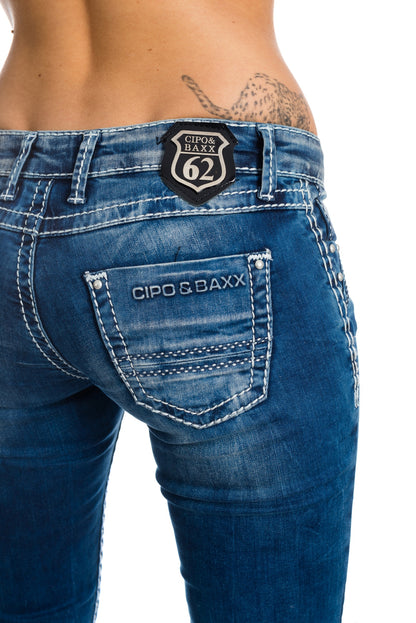 Cipo & Baxx Damen Jeans 639