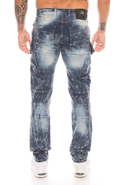 Cipo & Baxx Herren Cargo Jeans Hose 494