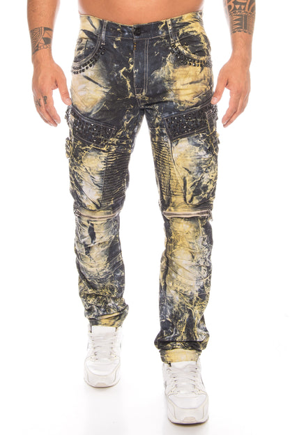 Cipo & Baxx Herren Cargo Jeans Hose 494