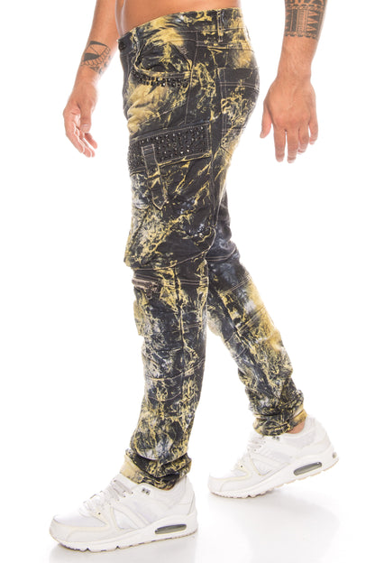 Cipo & Baxx Herren Cargo Jeans Hose 494