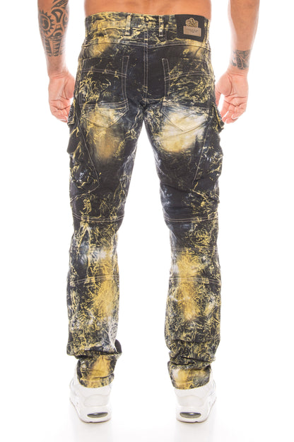 Cipo & Baxx Herren Cargo Jeans Hose 494
