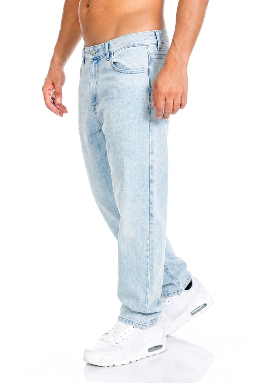 Cipo & Baxx Herren Jeans 903 Detailansicht Waschung und Beinverlauf