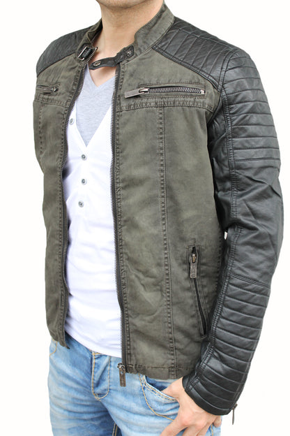 Redbridge Kunstleder Jacke R41451W im Bikerlook