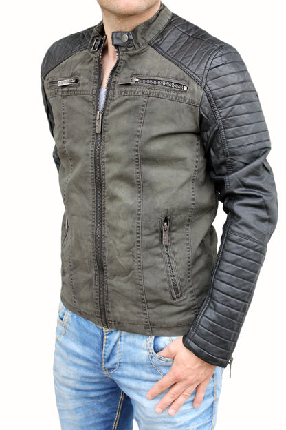 Redbridge Kunstleder Jacke R41451W im Bikerlook