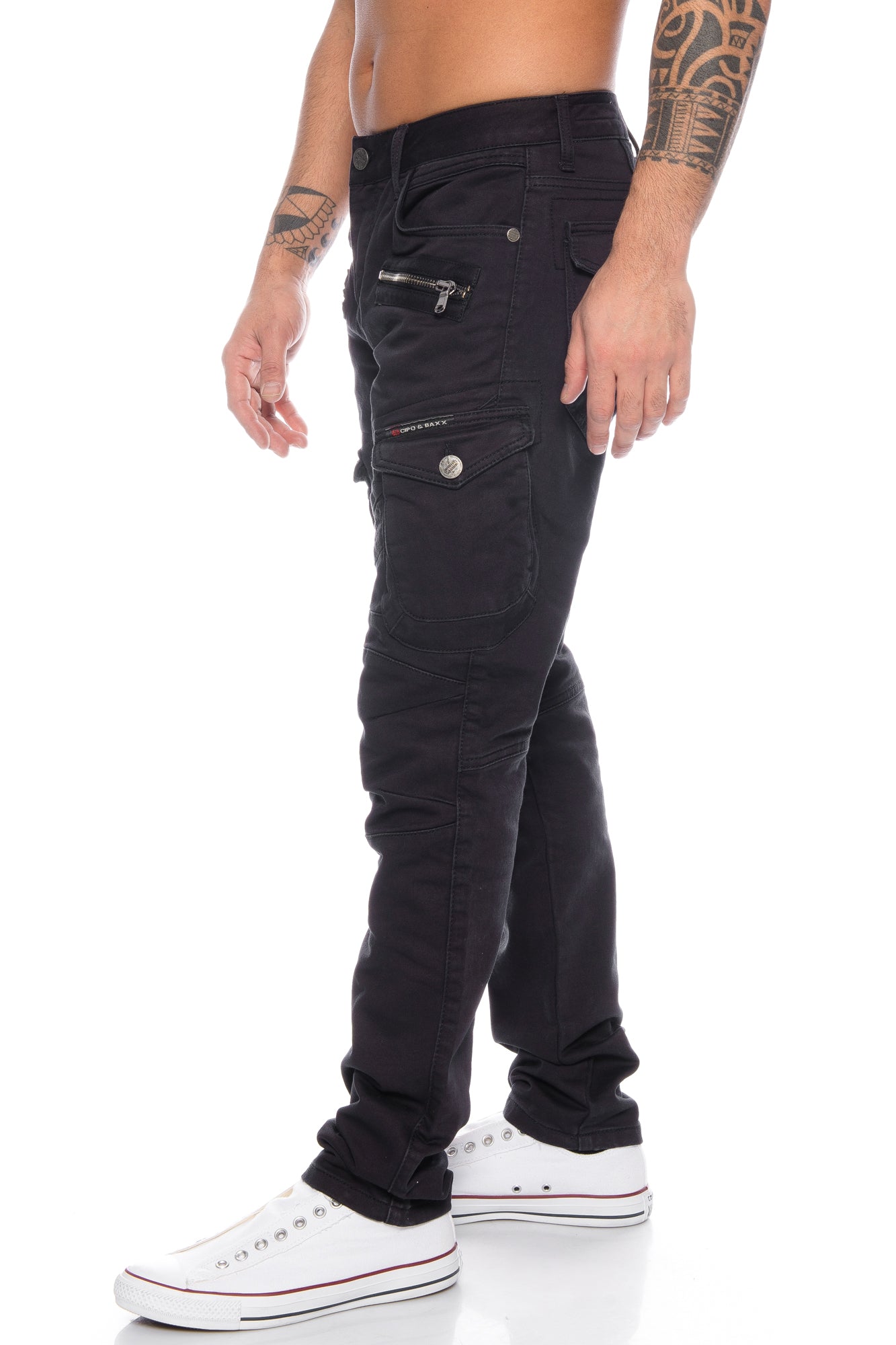 Cipo & Baxx Herren Cargo Jeans Hose 424